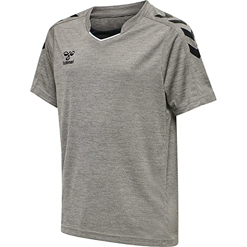 hummel Unisex Kinder Hmlcore Xk Poly Jersey S/S Kids T Shirt, Grey Melange, 164 EU hummel Unisex Kinder Hmlcore Xk Poly Jersey S/S Kids T Shirt, Grey Melange, 164 EU von hummel
