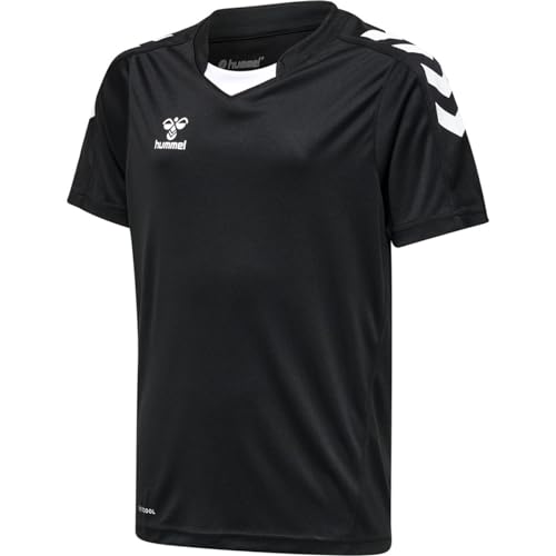 Hummel Unisex Kinder Hmlcore Xk Poly Jersey S/S Kids T Shirt, Schwarz, 164 UK Hummel Unisex Kinder Hmlcore Xk Poly Jersey S/S Kids T Shirt, Schwarz, 164 UK von hummel