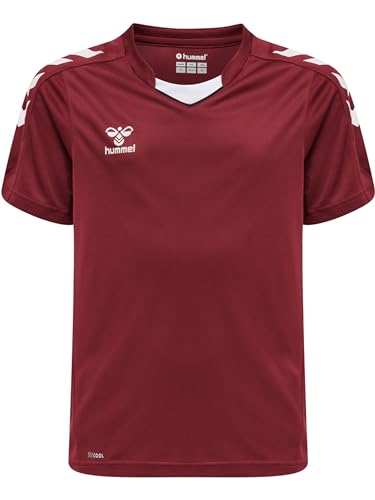 hummel Unisex Kinder Hmlcore Xk Poly Jersey S/S Kids T-Shirt, Maroon, 164 EU hummel Unisex Kinder Hmlcore Xk Poly Jersey S/S Kids T-Shirt, Maroon, 164 EU von hummel