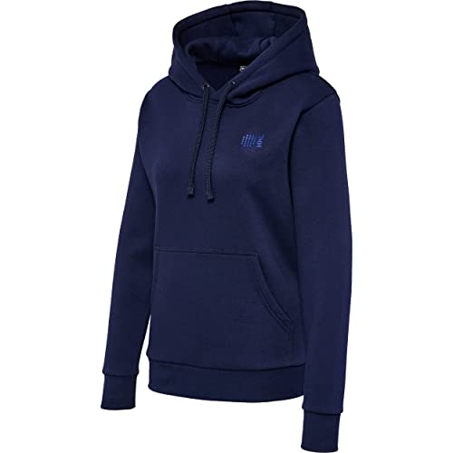 hummel hmlCOURT Baumwoll-Hoodie für Damen, Navy (7026), S hummel hmlCOURT Baumwoll-Hoodie für Damen, Navy (7026), S von hummel