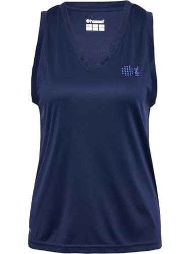 hummel Damen Hmlcourt Top Woman T Shirt, Marine, M EU hummel Damen Hmlcourt Top Woman T Shirt, Marine, M EU von hummel