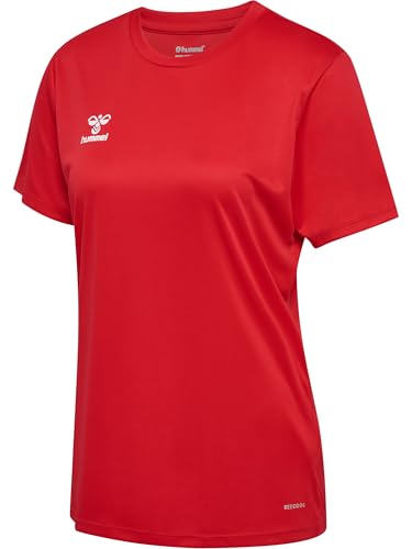 hummel hmlESSENTIAL Jersey S/S Woman, True RED, XS von hummel