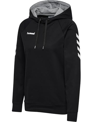 hummel Damen Hmlgo Cotton Hoodie Woman Sweatshirt, Schwarz, M EU von hummel