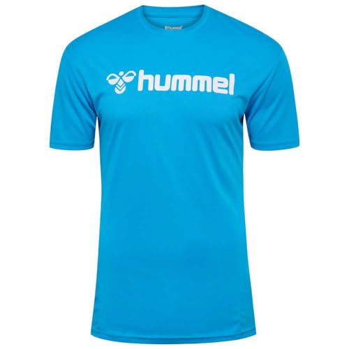 hummel hmlLOGO JERSEY S/S, DIVA BLUE, 3XL von hummel