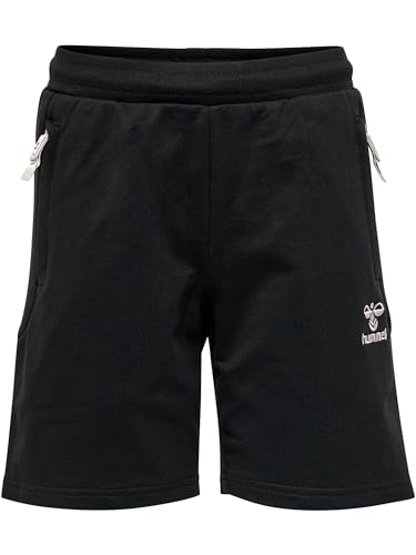 HUMMEL Unisex Kinder Hmlmove Grid Cotton Kids Shorts, Schwarz, 128 EU HUMMEL Unisex Kinder Hmlmove Grid Cotton Kids Shorts, Schwarz, 128 EU von hummel