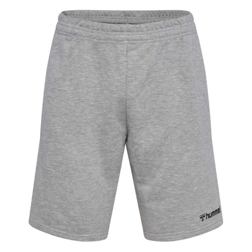 hummel hmlMOVER Cotton Bermuda Shorts, Grey Melange, 2XL von hummel