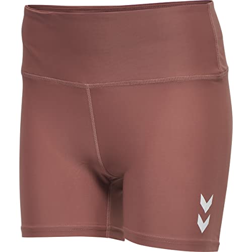 hummel Damen Hmlte Tola Hw Tight Shorts, Withered Rose, XS EU von hummel