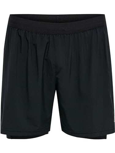 Newline Men's Men CORE 2-IN-1 Shorts, Schwarz, S Newline Men's Men CORE 2-IN-1 Shorts, Schwarz, S von newline