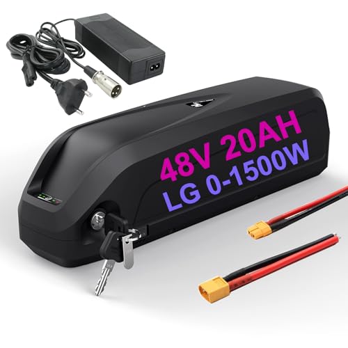 hxrfoak Ebike Akku 48V 20AH LGcell Lithium Ionen Fahrrad Batterie mit Ladegerät für 48V 1500W 1000W 750W 500W 250W Motor, ebike Conversion kit hxrfoak Ebike Akku 48V 20AH LGcell Lithium Ionen Fahrrad Batterie mit Ladegerät für 48V 1500W 1000W 750W 500W 250W Motor, ebike Conversion kit von hxrfoak