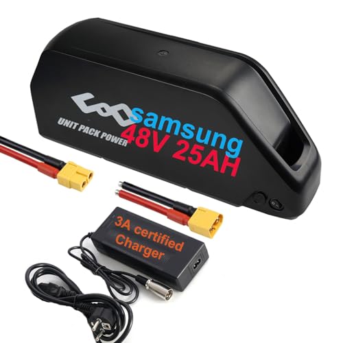 Ebike Akku 48V 25AH Samsung5000cell Lithium Ionen Fahrrad Batterie mit Ladegerät für 1500W 1000W 750W 500W Motor, ebike Conversion kit Ebike Akku 48V 25AH Samsung5000cell Lithium Ionen Fahrrad Batterie mit Ladegerät für 1500W 1000W 750W 500W Motor, ebike Conversion kit von hxrfoak