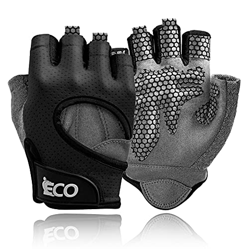 iECO Fitness Handschuhe Trainingshandschuhe für Krafttraining, Bodybuilding, Kraftsport, Crossfit Damen&Herren von iECO