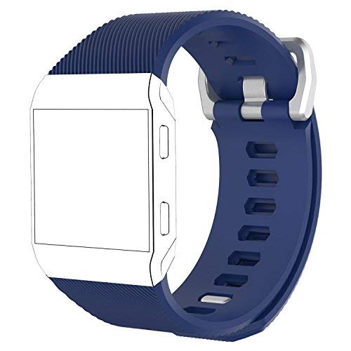 iFeeker Fitbit Ionic Smartwatch Ersatz Armband Riemen, Zubehör Einstellbare Soft Silikon Sport Armband für Fitbit Ionic Fitness Smart Watch von iFeeker