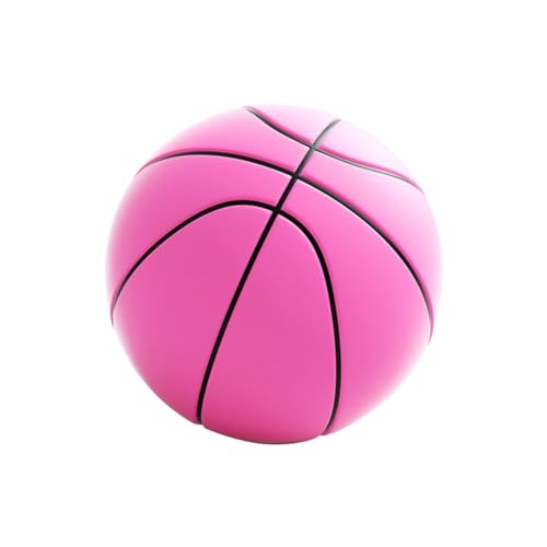 iFutniew Schaumstoff-Basketball, hochdichter Indoor-Trainingsball mit 3D-Textur, leiser Rückprall, geräuschloser Ball für Zuhause, Strand, Pool B von iFutniew