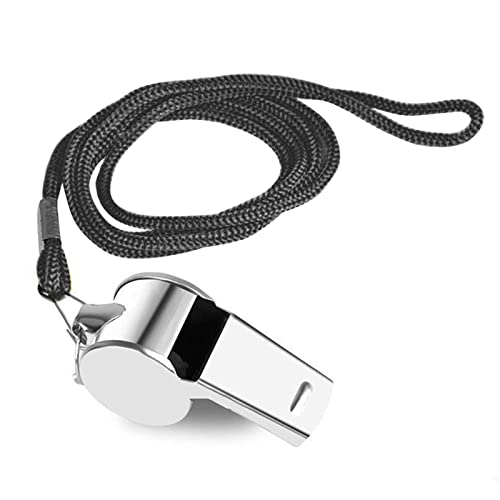 iJiZuo Pfeife, Edelstahl Trillerpfeife, Profi Whistle mit Ausgezeichnetem Klang, Edelstahl Pfeifen Whistle für Trainer mit Schlüsselband, für Schulsport, Fußball, Hundetraining, Sportunterricht iJiZuo Pfeife, Edelstahl Trillerpfeife, Profi Whistle mit Ausgezeichnetem Klang, Edelstahl Pfeifen Whistle für Trainer mit Schlüsselband, für Schulsport, Fußball, Hundetraining, Sportunterricht von iJiZuo