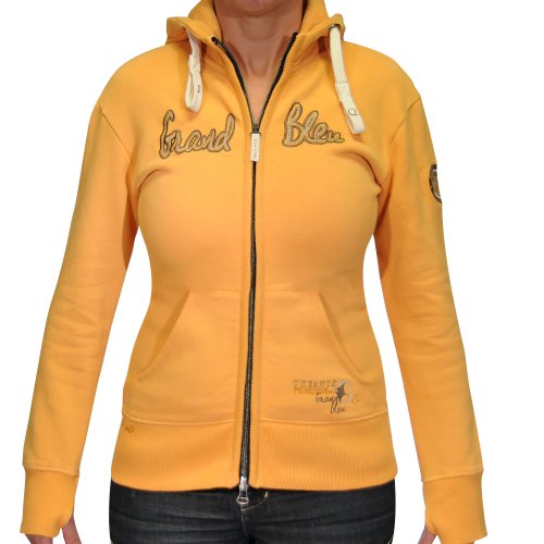 iQ-Company Damen Kapuzenjacke Dive Club Grand Bleu, 2257_orange, XS, 257408_2257_XS von iQ-UV