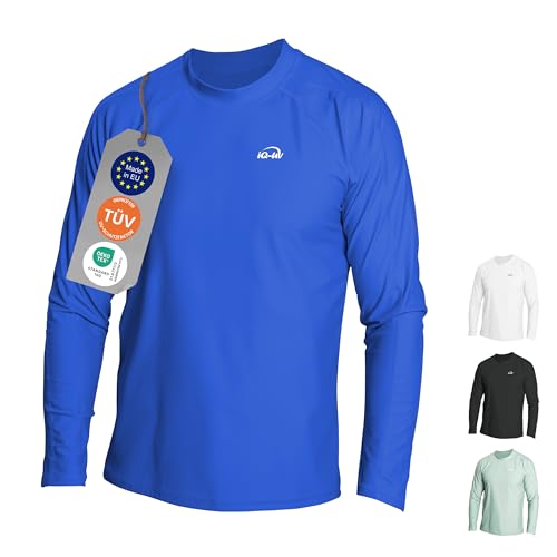 iQ-Company Herren UV-Schutz T-Shirt IQ 300 Watersport Long Sleeve, Dunkelblau, L, 649122_2445 iQ-Company Herren UV-Schutz T-Shirt IQ 300 Watersport Long Sleeve, Dunkelblau, L, 649122_2445 von iQ-UV