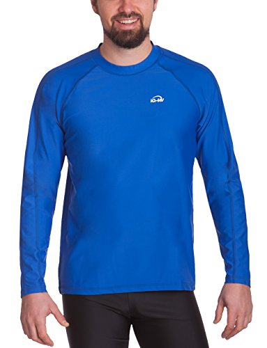 iQ-Company Herren UV-Schutz T-Shirt IQ 300 Watersport Long Sleeve, Dunkelblau, M, 649122_2445 von iQ-UV