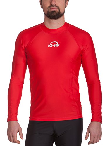 iQ-UV 300 Shirt eng geschnitten, Langarm, UV-Schutz T-Shirt, Rot (red), L (52) von iQ-UV