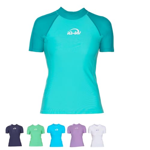 iQ-UV Damen 300 Slim Fit UV T-Shirt, Caribbean, M (40) von iQ-UV