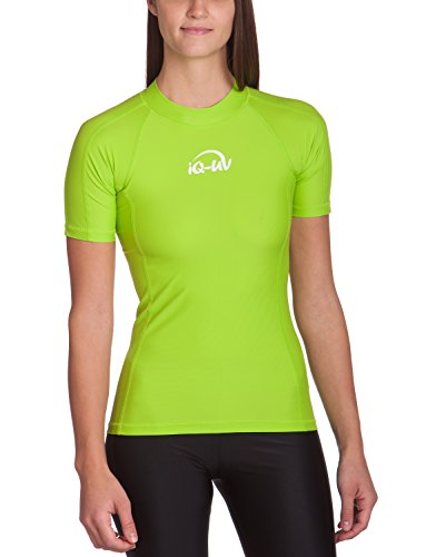 iQ-UV Damen 300 Slim Fit UV T-Shirt, Neongrün, S (38) von iQ-UV