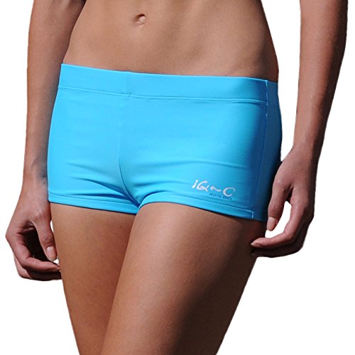 iQ-UV Damen Bikinihose 300 Hot Pants Watersport, Turquoise, XL von iQ-UV