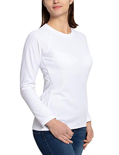 iQ-UV Damen Sonnenschutz Langarm T-Shirt, White, M von iQ-UV