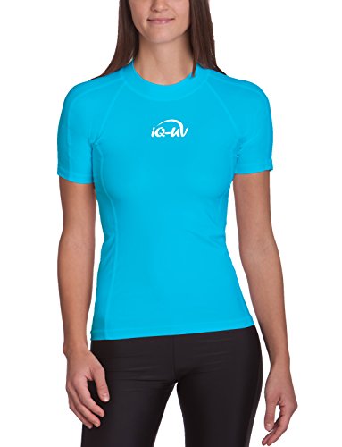 iQ-UV Shirt für Damen Kurzarm Türkis M – Rash Guard Schwimmshirt für Damen aus recyceltem Material – UV-Schutz Badeshirt für Damen zum Schwimmen, oder Sport – funktionales Surf-Shirt für Damen iQ-UV Shirt für Damen Kurzarm Türkis M – Rash Guard Schwimmshirt für Damen aus recyceltem Material – UV-Schutz Badeshirt für Damen zum Schwimmen, oder Sport – funktionales Surf-Shirt für Damen von iQ-UV