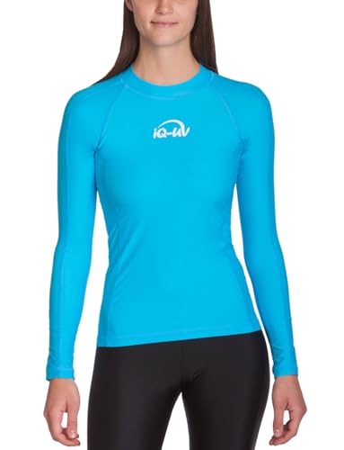 iQ-UV Sportshirt Damen Langarm Slim Fit Türkis L – UV Shirt für Damen für Wasser & Sport – Rash Guard mit UV-Schutz – Langarm Sportshirt – Ideal zum Schnorcheln und Schwimmen iQ-UV Sportshirt Damen Langarm Slim Fit Türkis L – UV Shirt für Damen für Wasser & Sport – Rash Guard mit UV-Schutz – Langarm Sportshirt – Ideal zum Schnorcheln und Schwimmen von iQ-UV