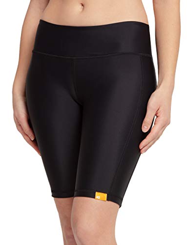 iQ-UV Damen hoher Bund Yoga Shorts, Black, XS von iQ-UV