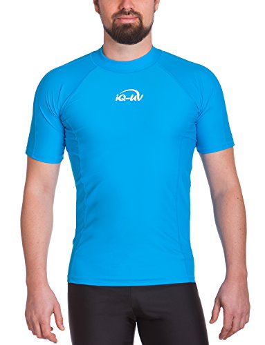 iQ-UV Herren UV 300 Slim Fit Kurzarm T-Shirt, türkis (hawaii), M (50) von iQ-UV