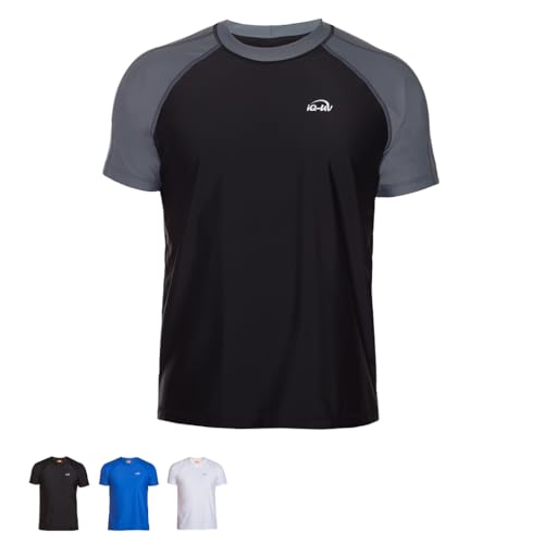 iQ-UV Herren 300 Shirt Kurzarm Loose Fit UV T-Shirt, Black, XXL iQ-UV Herren 300 Shirt Kurzarm Loose Fit UV T-Shirt, Black, XXL von iQ-UV