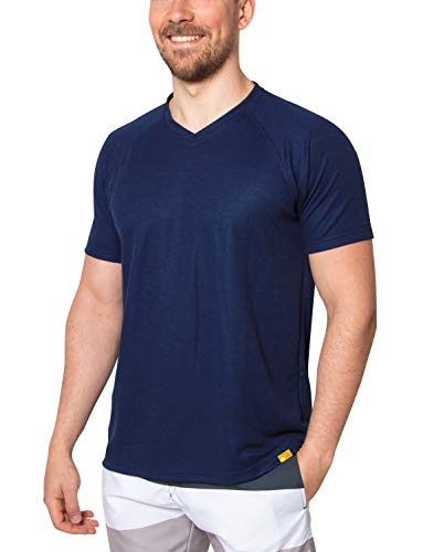 IQ UV Schutzkleidung Herren UV Shirt, ideal für alle Outdoor-Aktivitäten, TÜV geprüft, hergestellt in Europa, recycelt von iQ-UV