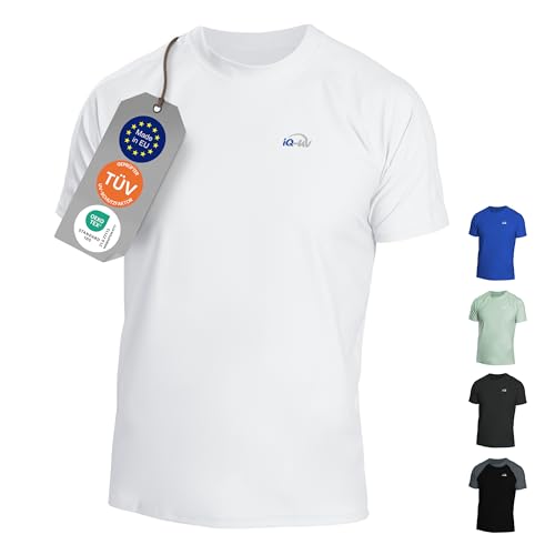 iQ-UV Shirt Herren Loose Fit White 4XL – UPF 50+ UV-Schutz Rashguard für Wassersport – Schwimmshirt für Herren aus recyceltem Material – Surf-Shirt – atmungsaktiv und schnelltrocknend iQ-UV Shirt Herren Loose Fit White 4XL – UPF 50+ UV-Schutz Rashguard für Wassersport – Schwimmshirt für Herren aus recyceltem Material – Surf-Shirt – atmungsaktiv und schnelltrocknend von iQ-UV