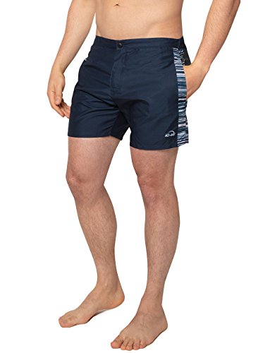 iQ-UV Herren Shorts, Kurze Hose mit Sonnenschutz, Reissverschluß, Netzfutter, Uv-Schutz, Navy, S von iQ-UV