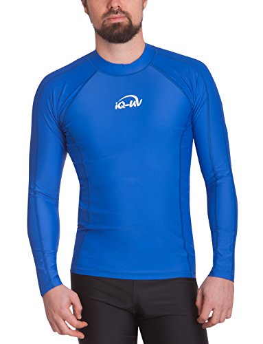 iQ-UV Herren UV-Shirt IQ 300 Watersport Long Sleeve, Blau (Dark-Blue), XXL (56) von iQ-UV
