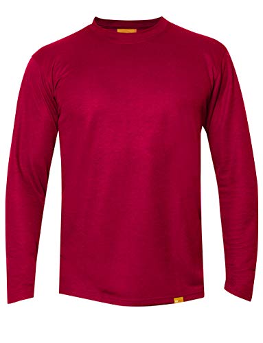 iQ-UV Shirt für Herren Langarm mit Rundhals Rot M – Rashguard für Herren mit Sonnenschutz für Aktiv- und Wassersport – Schwimmshirt – Atmungsaktiv und schnelltrocknend iQ-UV Shirt für Herren Langarm mit Rundhals Rot M – Rashguard für Herren mit Sonnenschutz für Aktiv- und Wassersport – Schwimmshirt – Atmungsaktiv und schnelltrocknend von iQ-UV