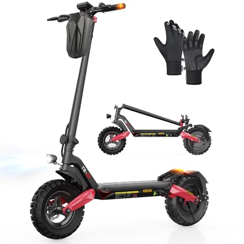 E Scooter mit Straßenzulassung, 80-100 KM Reichweite, 48V 15Ah, 10 Zoll Offroad Luftreifen, ABE Elektroroller mit Doppelter Stoßdämpfung, Faltbarer E Roller Offroad Belastung bis 150 KG, LED, App E Scooter mit Straßenzulassung, 80-100 KM Reichweite, 48V 15Ah, 10 Zoll Offroad Luftreifen, ABE Elektroroller mit Doppelter Stoßdämpfung, Faltbarer E Roller Offroad Belastung bis 150 KG, LED, App von iScooter