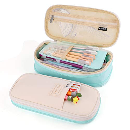 iSuperb Leinwand Mäppchen Skalierbar Etui Stifte Schulmäppchen für Mädchen, Junge, Teenage Stationery Organizer Bag iSuperb Leinwand Mäppchen Skalierbar Etui Stifte Schulmäppchen für Mädchen, Junge, Teenage Stationery Organizer Bag von iSuperb