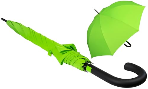 iX-brella First Class XL Fiberglas Automatik Stockschirm 110 cm überschlagfähig - neon Green iX-brella First Class XL Fiberglas Automatik Stockschirm 110 cm überschlagfähig - neon Green von iX-brella