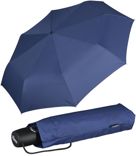 iX-brella leichter solider Taschenschirm mit Auf-Zu-Automatik - mid class - blau iX-brella leichter solider Taschenschirm mit Auf-Zu-Automatik - mid class - blau von iX-brella