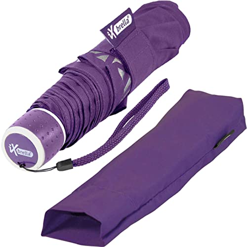 iX-brella Mini Kinderschirm Safety Reflex extra leicht - berry iX-brella Mini Kinderschirm Safety Reflex extra leicht - berry von iX-brella
