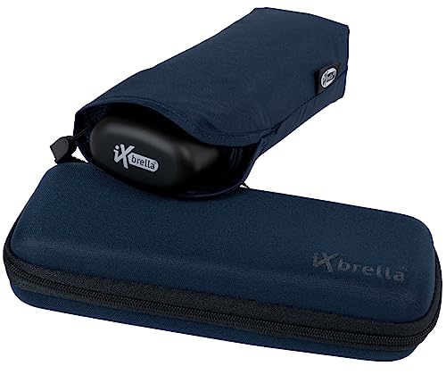 iX-brella Super-Mini-Taschenschirm - winziger Regenschirm im Etui - Insignia-blau iX-brella Super-Mini-Taschenschirm - winziger Regenschirm im Etui - Insignia-blau von iX-brella