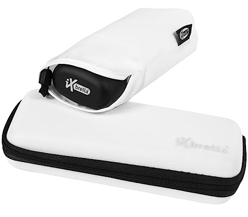 iX-brella Super-Mini-Taschenschirm - winziger Regenschirm im Etui - weiß iX-brella Super-Mini-Taschenschirm - winziger Regenschirm im Etui - weiß von iX-brella