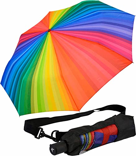 iX-brella Trekking XL Taschenschirm Rainbow 115 cm groß mit Umhängetasche Regenbogen iX-brella Trekking XL Taschenschirm Rainbow 115 cm groß mit Umhängetasche Regenbogen von iX-brella