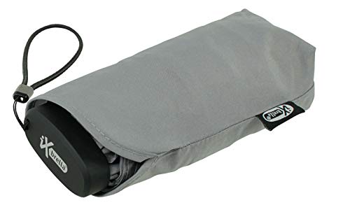 iX-brella Ultra Small 15cm Kleiner Taschenschirm im Handy Format - Titanium Grey von iX-brella