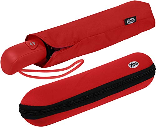 iX-brella First Class – Regenschirm mit Etui - stabil groß sturmfest - rot iX-brella First Class – Regenschirm mit Etui - stabil groß sturmfest - rot von iX-brella