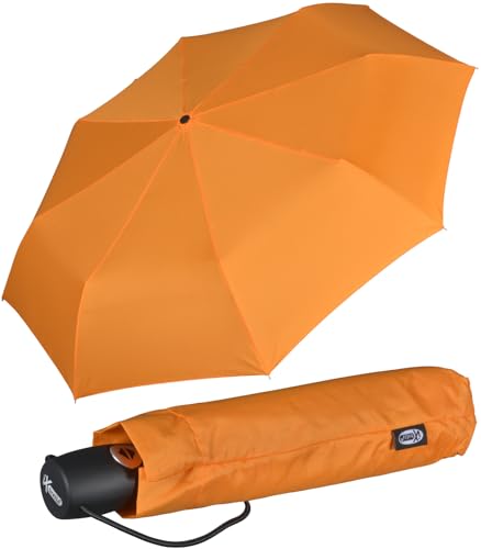 iX-brella Leichter Solider Taschenschirm mit Auf-Zu-Automatik - mid Class - orange iX-brella Leichter Solider Taschenschirm mit Auf-Zu-Automatik - mid Class - orange von iX-brella