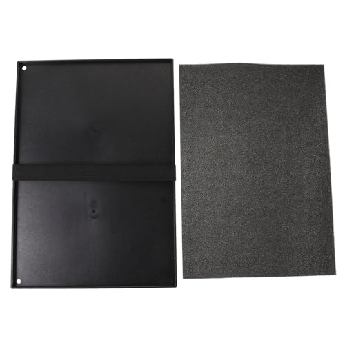 ibasenice 1Stk Ablagefach lagerregal Keller ablageregal halterungen für projektoren Stativ für Projektor Halter für Notebookständer Projektorfach Tablett für Stativ Aluminiumlegierung Black von ibasenice