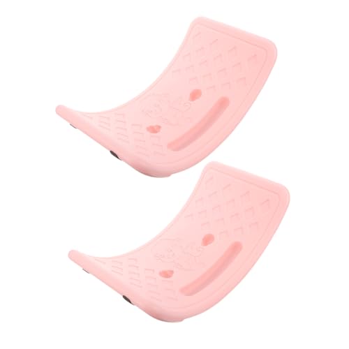 ibasenice 2st Balance Board Ab Bord Wackelkissen Beschäftigtes Brett Sensorisch Wackel-balance-board Balanceboard Besetztes Brett Für Kleinkinder Flattern Sport Rosa von ibasenice