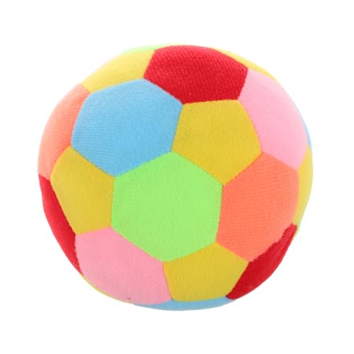 ibasenice Kognitiver Ball für Kleinkinder Babybälle Tag-Spielzeug Babyspielzeugbälle Weicher Fußball für den Innenbereich Stoffball Motorikspielzeug Sinnesball Rasselkugeln für Babys Plastik von ibasenice